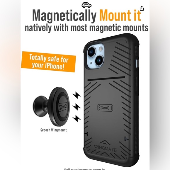 Scooch® for iPhone 14 Case with Card Holder NEW UNUSED - Picture 5 of 8